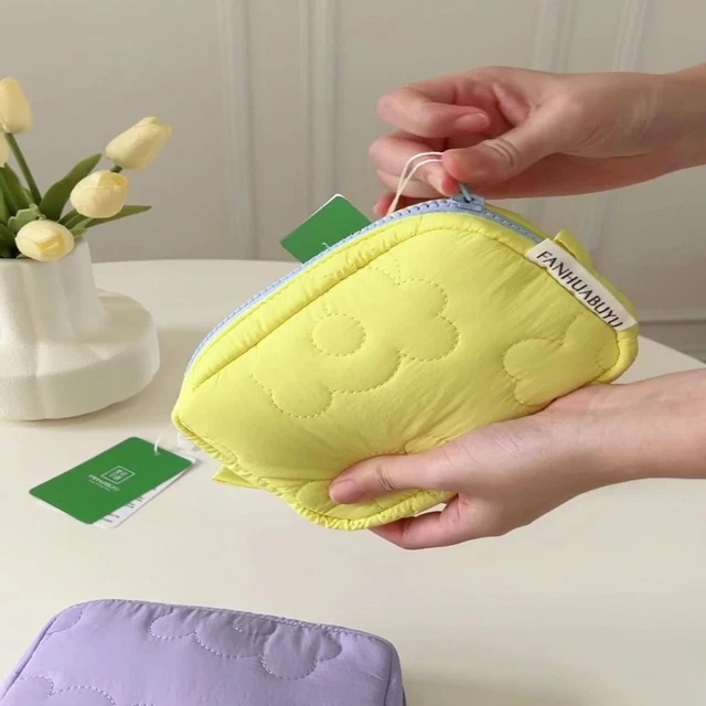 Candy Color Handbag Cotton Blend Lipstick Tissue Bag Cosmetic Storage Bag  Girl