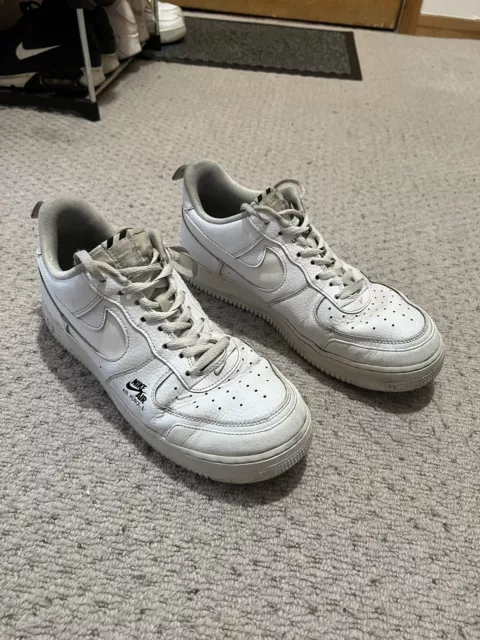 Nike Air Force 1 LV8 Utility Grey Trainers Men's Size UK 10 CV3039-001  2019