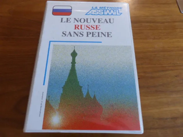 Assimil LE NOUVEAU RUSSE sans Peine livre  4 cassette  Dronov & Matchabelli 1995