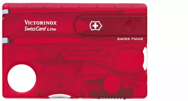 Victorinox Swiss Army Swisscard Led Lite | Ruby Red 3