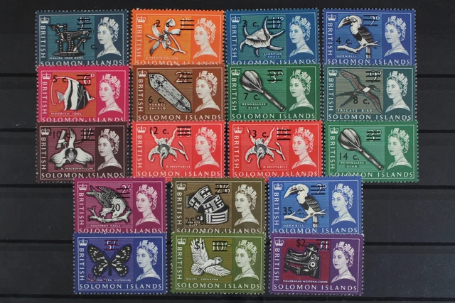 Salomoninseln, MiNr. 136-153, postfrisch / MNH - 633569
