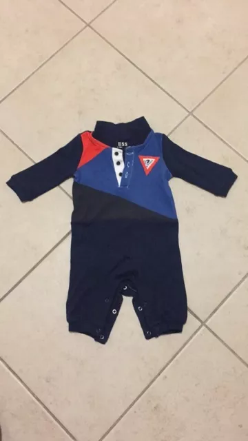 TUTA TUTINA NEONATO Neonata GUESS Blu 0 3 mesi Body EUR 30 00 PicClick IT