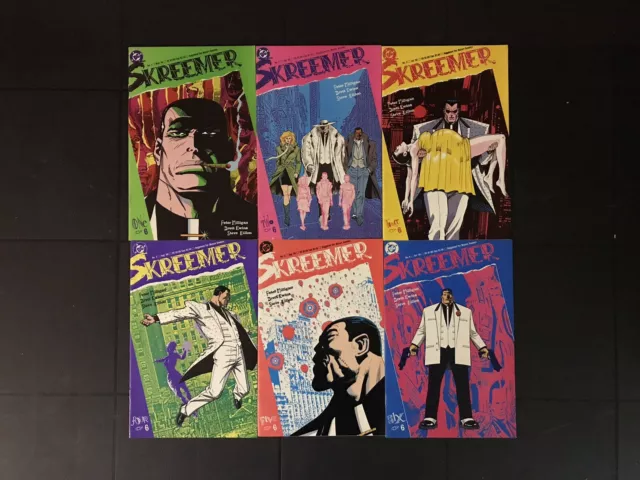 Skreemer #1 - 6 DC Comics 1989 VF/NM-NM Complete Set Peter Milligan