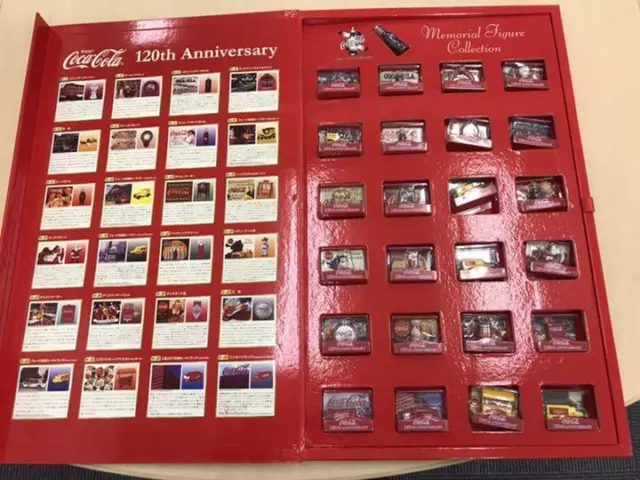 Coca Cola 120th Anniversary Memorial Figure Collection Box 24 pieces Set