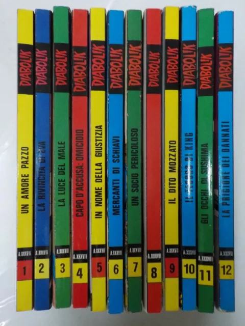 Diabolik  Anno XXXVII (37°) Completo 1 a 12 Collezione 1998  COMPRO FUMETTI SHOP