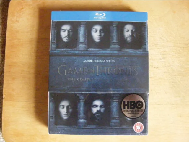 Game of Thrones The Complete Sixth Seasons  BLU RAY BOXSET (NEW & SEALED)