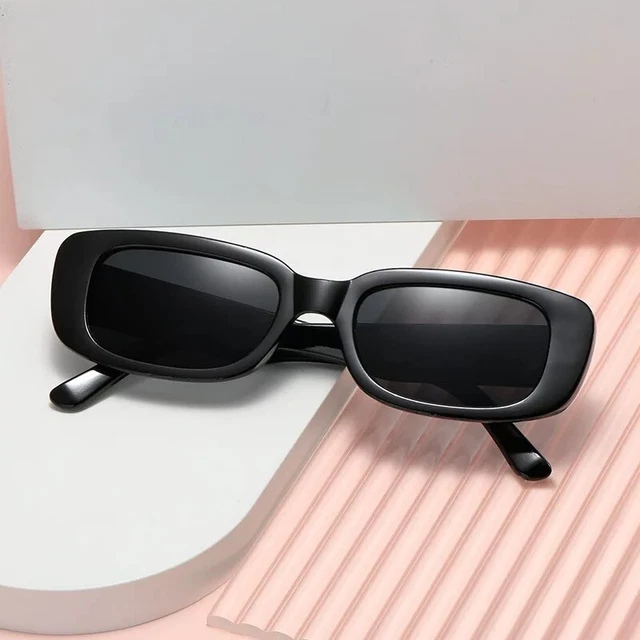 Women Men Square Sunglasses Small Rectangle Sunglasses Unisex UV Protection