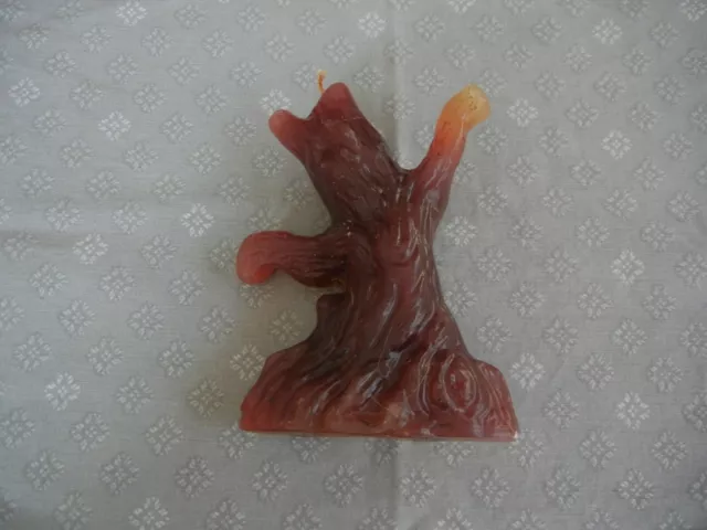 Vintage Spooky Halloween Tree Wax Candle - 60's or 70's Era 2