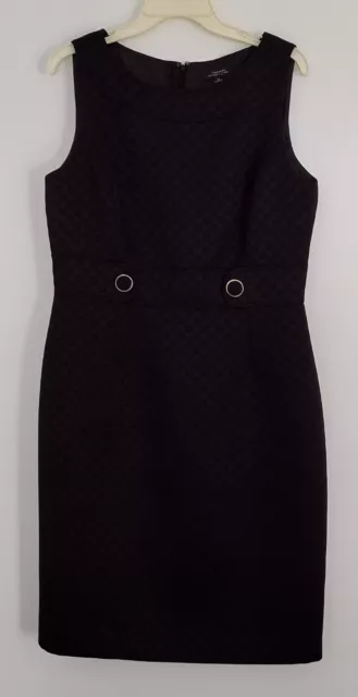 Tahari by Arthur S. Levine Black Sleeveless Dress Women's Size 10 Pre-owned