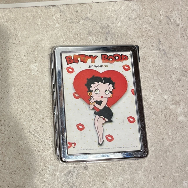 PORTA SIGARETTA BETTY BOOP con accendino in ALLUMINIO