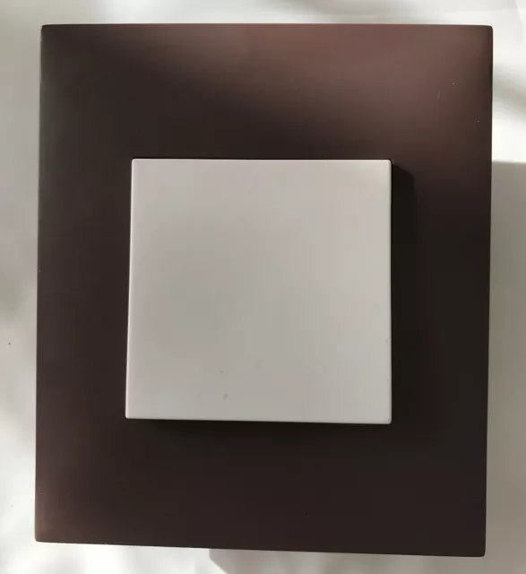 Arnould Espace Evolution Chocolat,Interrupteur Va et Vient, Complet,Prêt à Poser