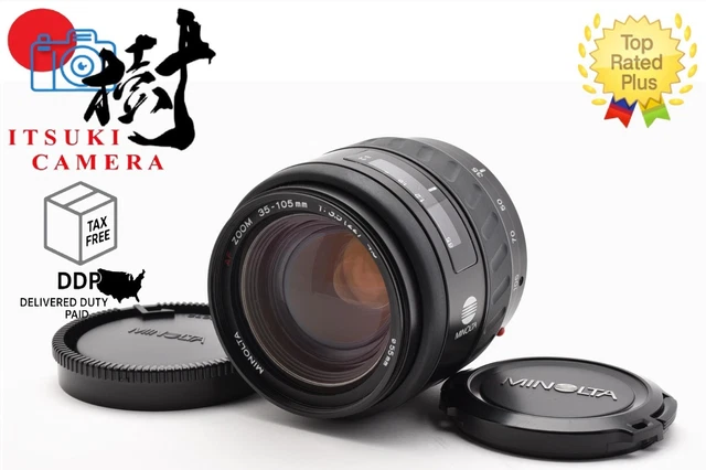 MINT MINOLTA AF 35-105mm F3.5-4.5 Zoom Lens with Cap From JAPAN