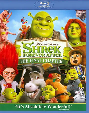 (SEALED)  SHREK - Forever After - The Final Chapter IV BLU-RAY New Donkey bonus