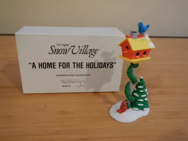 Dept 56 Snow Village - A Home For the Holidays - #56.51659 - Free Ship