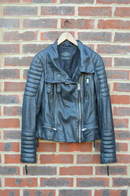 All saints steine leather jacket sales