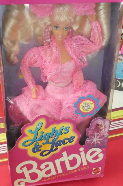 Vintage 1991 Barbie Lights and Lace Stage Mattel // Complete in Box