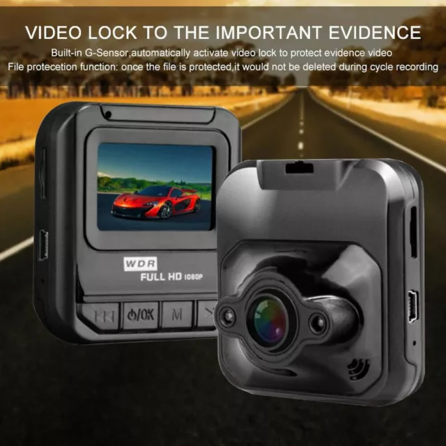 1080P HD Dual Lens Car DVR Caméra avant et arrière Enregistreur vidéo Dash... 3