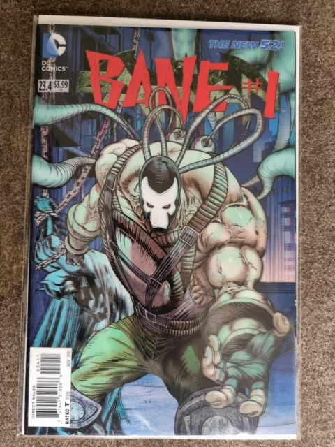 BATMAN: BANE #1  #23.4 3-D Cover New 52 DC Comics 2013