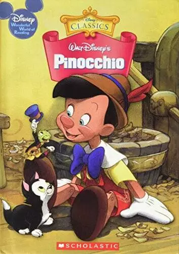 Pinocchio (Disneys Wonderful World of Reading) - Hardcover - VERY GOOD