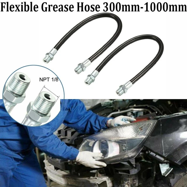 Tuyau De Graisse Flexible HOLT INDUSTRIES 48″ – Avec Coupleur 7/16″ 1/8″ – Robuste