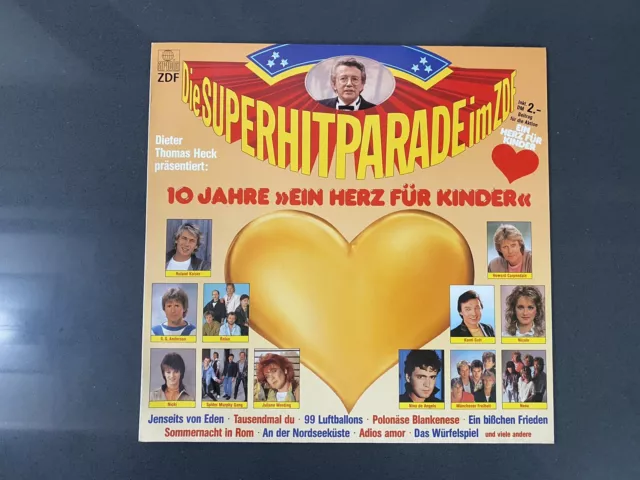 Die Superhitparade im ZDF - 10 Jahre Herz für Kinder * Dieter Thomas Heck * LP