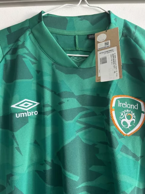 Ireland National Team Football Soccer Home Jersey 2022, BNWT, Umbro XL 2