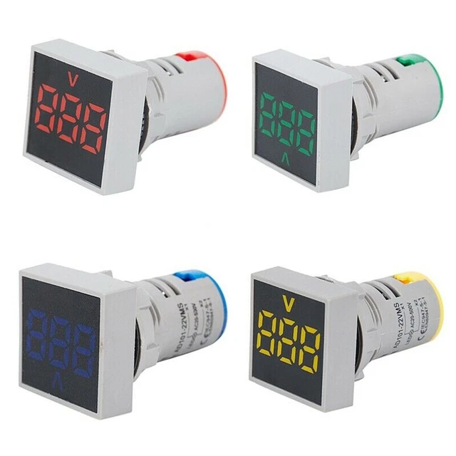 VOLTMETRO DISPLAY DIGITALE retrofit moto e auto con design impermeabile