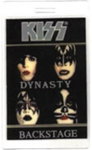 KISS W277901 LAMINATED PASS Dynasty 1979 Backstage EUR 15,00 PicClick  FR