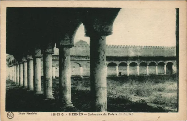 CPA AK MEKNES Colonnes du Palais du Sultan MAROC (23466)