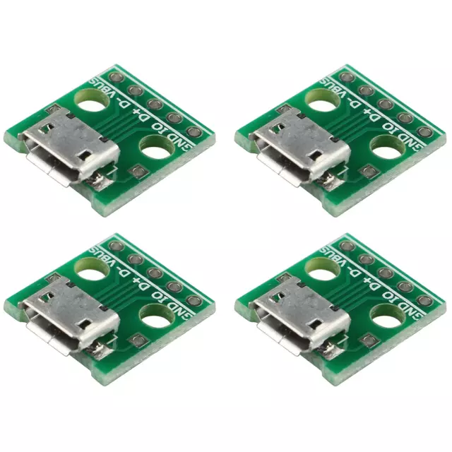 4x Adapteur convertisseur USB to DIP/ Micro USB DIP 5 broches connecteur femelle