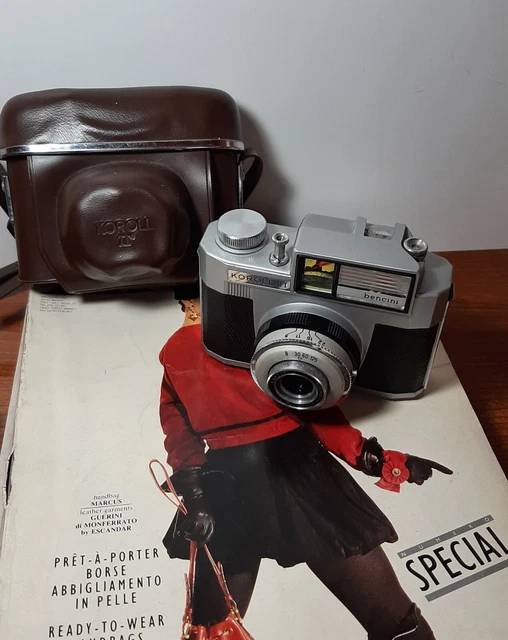 Macchina Fotografica Koroll Ii - Bencini - Vintage Con Custodia Originale