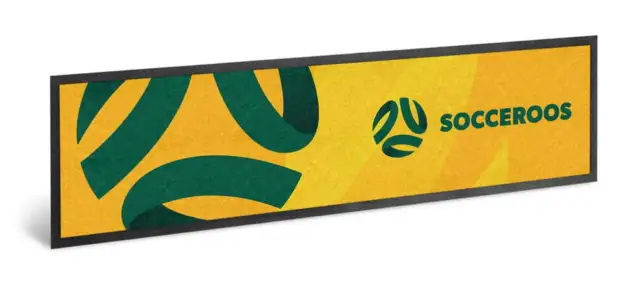 Australian Socceroos Soccer Bar Runner Bar Mat Holiday Gifts