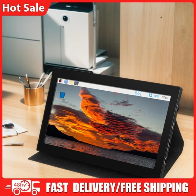 MONITOR PORTATILE IPS 7 pollici HD 1024x600 display touch per finestre ...