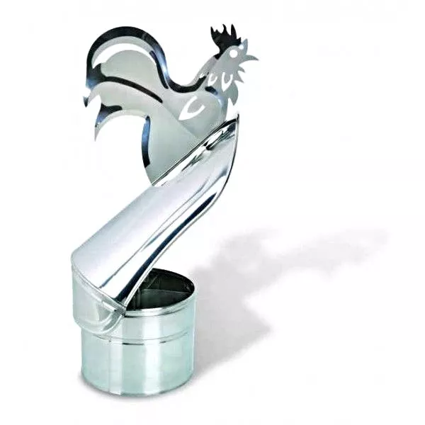 Chicken Self Adjustable Flue Cowl / Metal Duct Pipe Spinner / Pot Cap Bird Guard