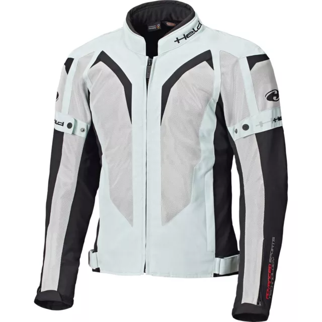 *HELD* Hommes Moto Veste GR. S Sonic 2 II Été Respirant Gris-Noir