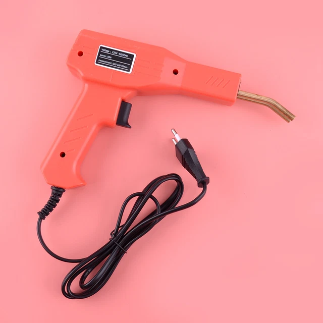 Set 50W Bumper Hot Stapler Machine Handy Plastic Welder Garage Repair Tool