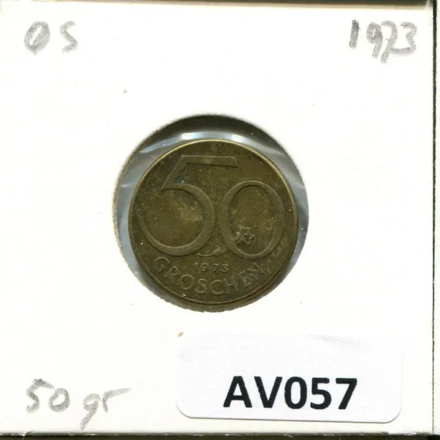 50 GROSCHEN 1973 AUSTRIA Coin #AV057C