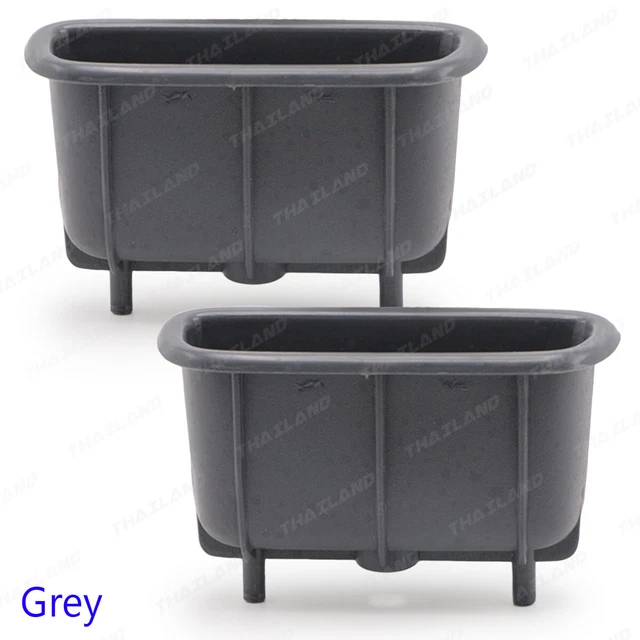 Coppia Maniglia Scatola Porta Interna Grigia Per Toyota Migthy-X Tiger Hilux 1988 2004
