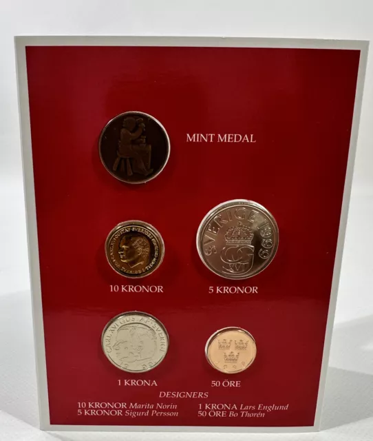 KMS Schweden 1999, Sweden Coins, Kursmünzensatz Coins of Sweden Münzen Coin DF11