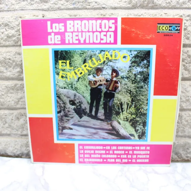 Los Broncos de Reynosa El Embrujado Vinyl Record LP VG+ Album