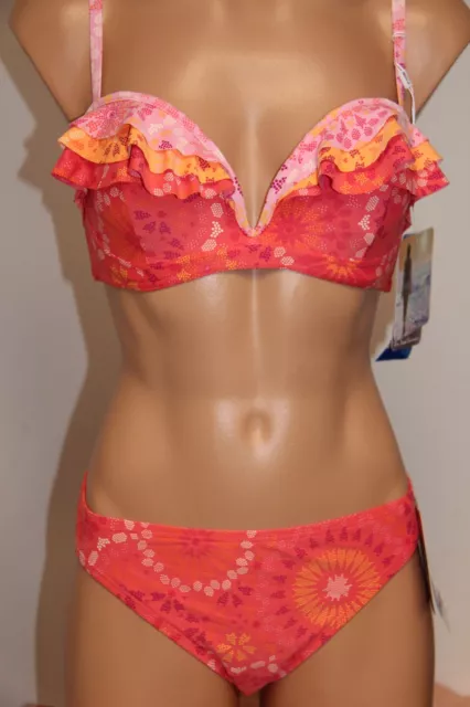NWT Coco Rave Bra Bikini 2pc set Size XS/S 30/32D cup M Bridgette