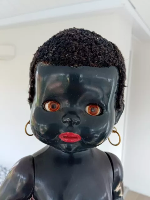 Vintage Pedigree Hard Plastic Black Walker Doll From 1950s