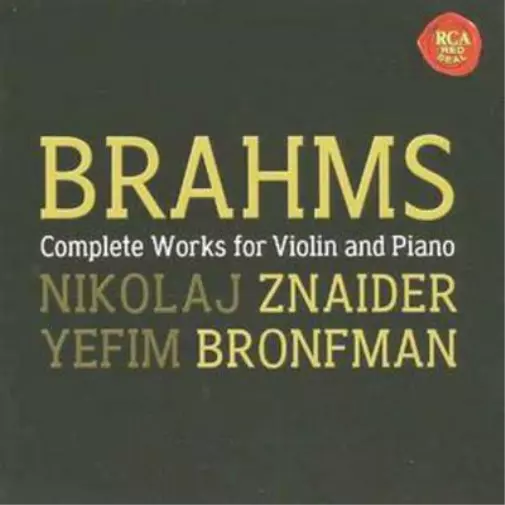 Johannes Brahms Violin Sonatas (Znaider, Bronfman) (CD) Album