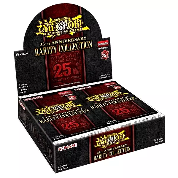 Yu-Gi-Oh 25th Anniversary Rarity Collection Booster Box Display Sealed English