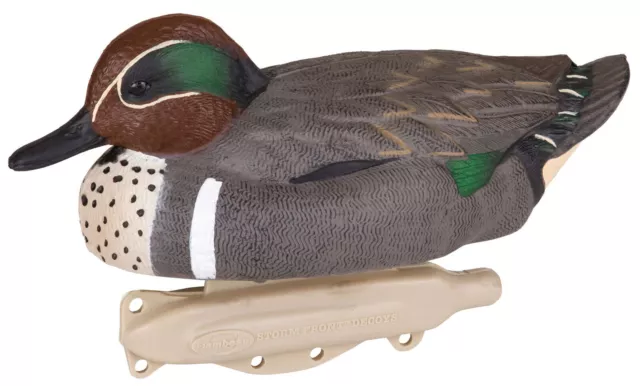 Outdoor Storm Front 2 Green Winged Teal Decoys 10.5'' Waterfowl Floaters 6 Pack 3