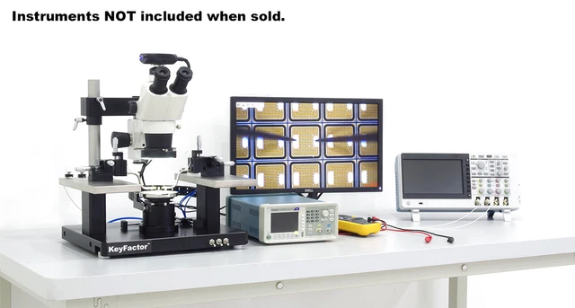 IPS Probe Station with SimpleStage For I-V/C-V Tests KeyFactor IPS Probe Station with SimpleStage For I-V/C-V Tests KeyFactor