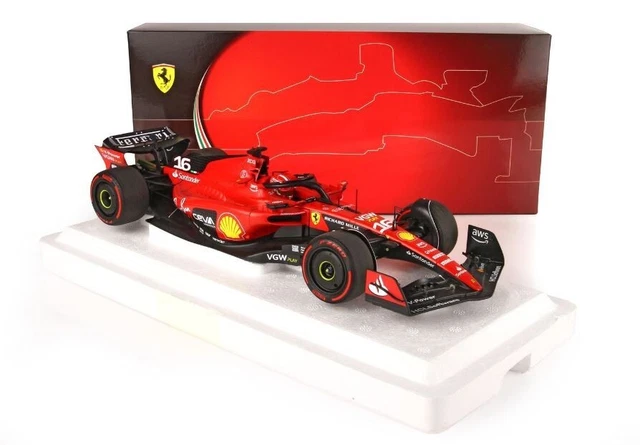 Ferrari SF-23 Charles Leclerc #16 GP LAS VEGAS Formule 1 F1 - schaal 1/18 30 cm model auto DieCast BBurago 18-16812L Ferrari SF-23 Charles Leclerc #16 GP LAS VEGAS Formule 1 F1 - schaal 1/18 30 cm model auto DieCast BBurago 18-16812L