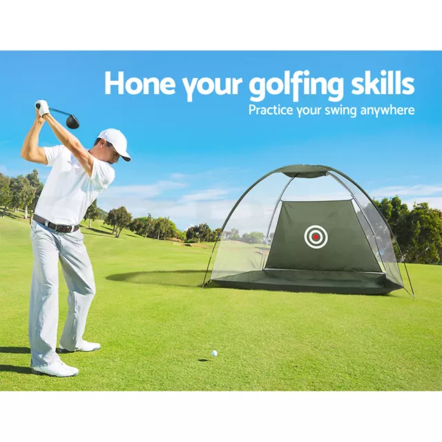 Everfit Golf Practice Net And Training Mat Driving Range Target Hitting Mat 2