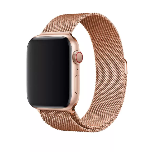 For Apple Watch Ultra 9 8 7 6 5 4 3 SE Magnetic Milanese Loop Band iWatch Strap