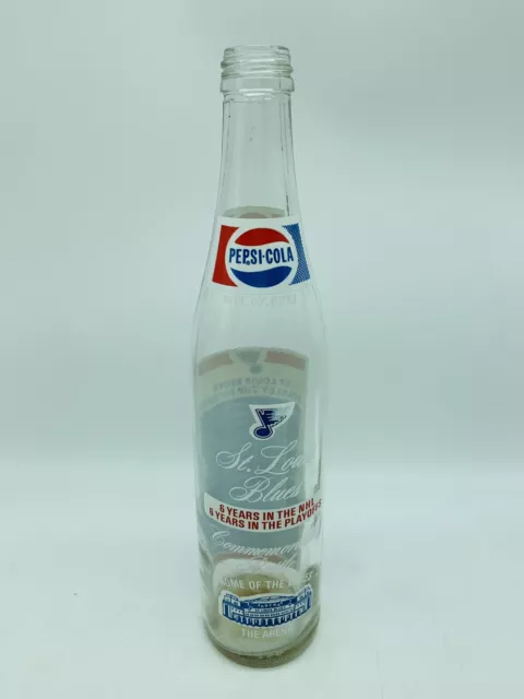 Pepsi Cola Bottle 1973 St Louis Blues Hockey Stanley Cup 6 Years NHL Playoffs